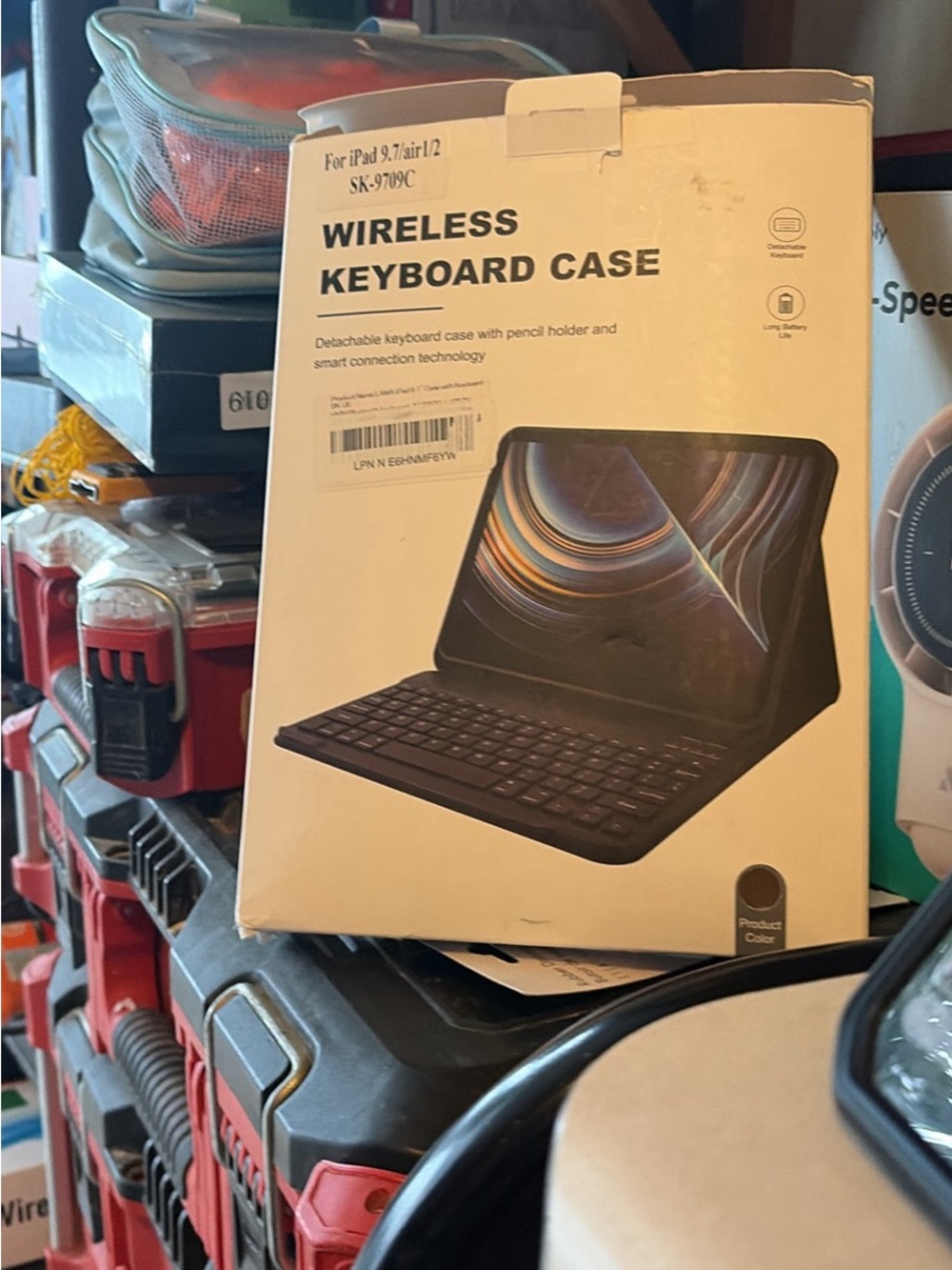 Wireless Keyboard Case for iPad - Black